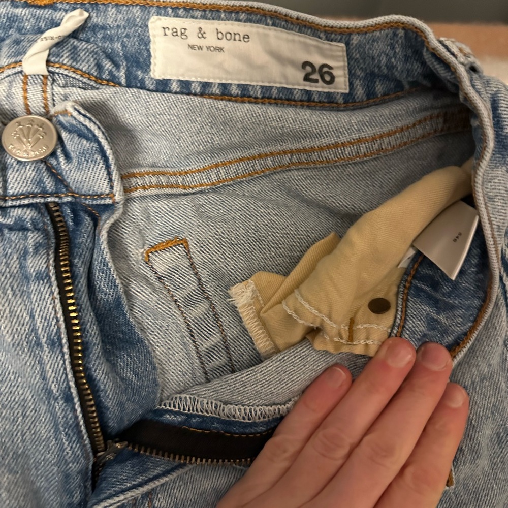 Rag & Bone - Harlow Mid Rise Straight Jeans